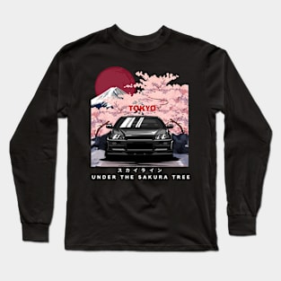 Nissan Skyline r34 GTR, JDM Car Long Sleeve T-Shirt